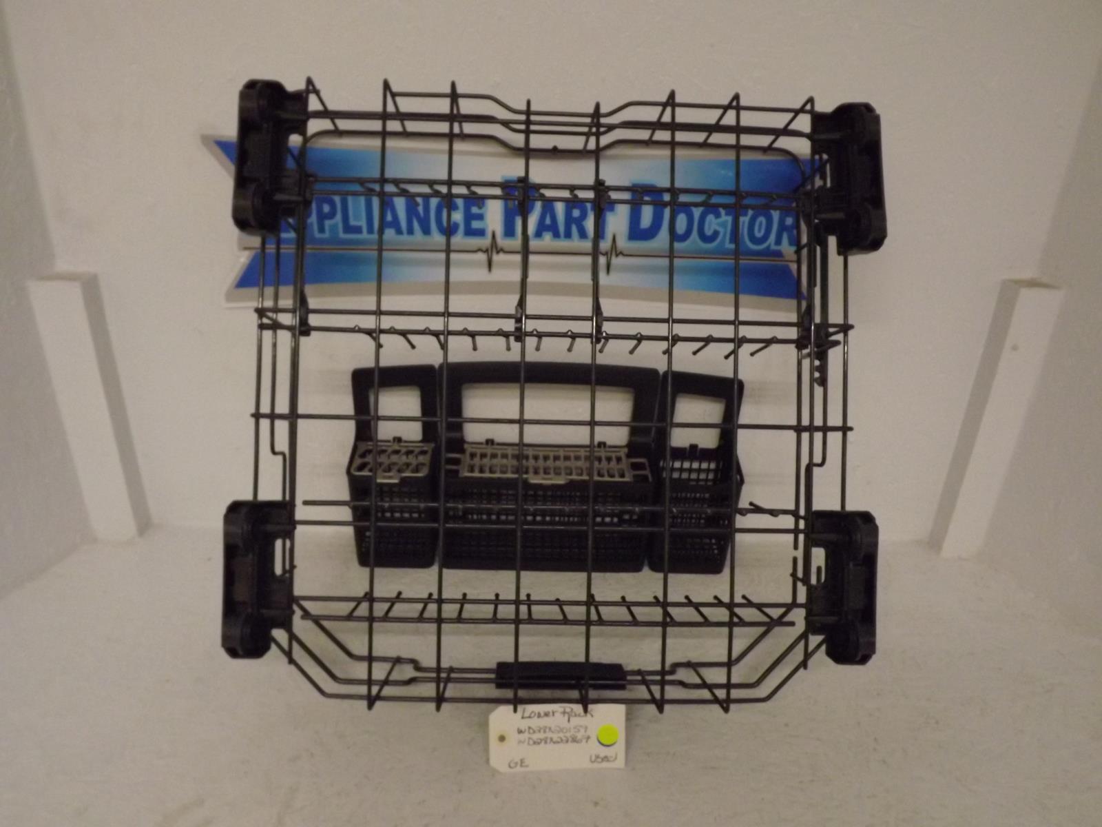 GE Dishwasher WD28X20157 WD28X22867 Lower Rack Used GE Dishwasher WD28X20157 WD28X22867 Lower Rack Used